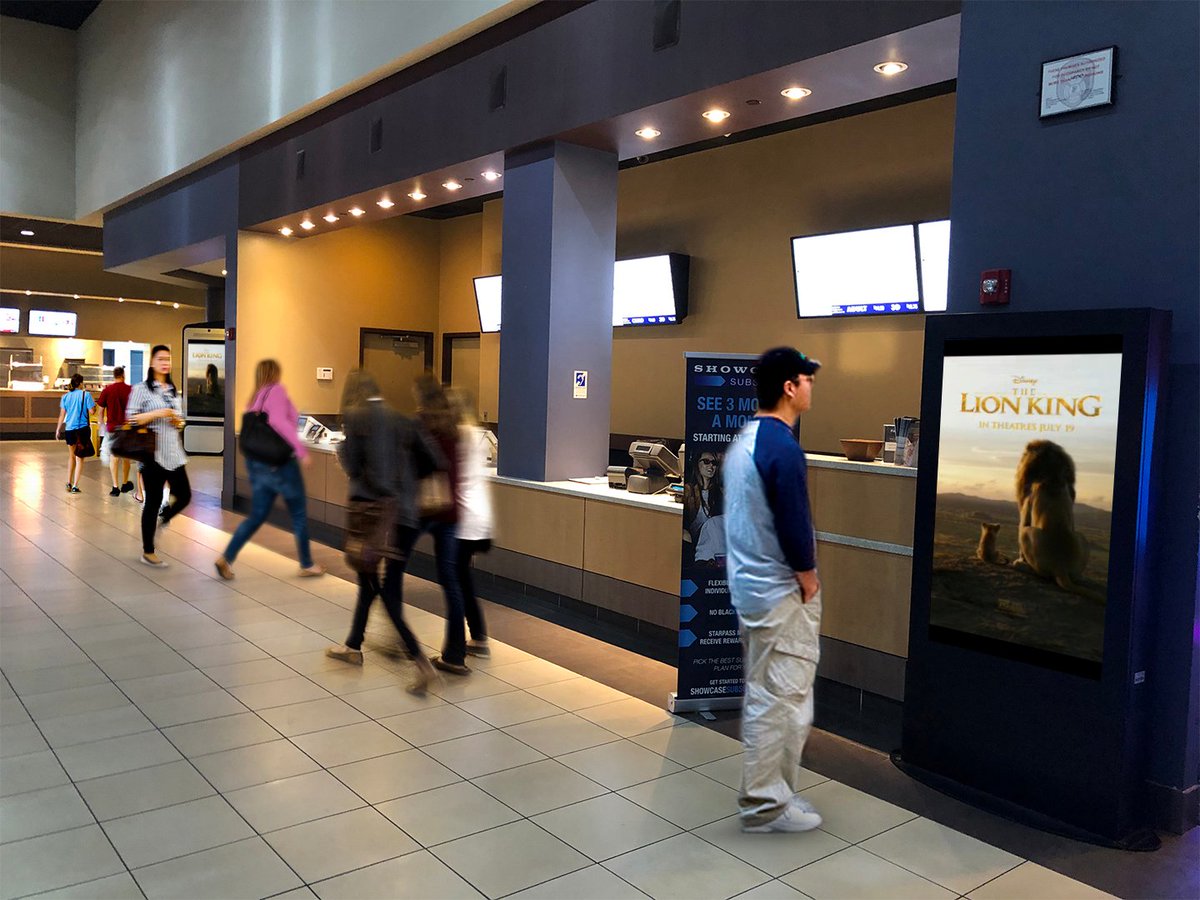 EYECorpMedia's tweet photo. #TBT @Disney @Disneylionking @Pandora_NA campaign in cinema lobbies! See #TheLionKing in theatres! @KineticUSA #EYEcorpmedia #disneyxpandora #HakunaMatata #Pandora #PandoraJewelry #CinemaLobby #Cinema #Digital #DigitalScreens #Largeformatdigital #StoryWall https://t.co/MRkLvF0mIg