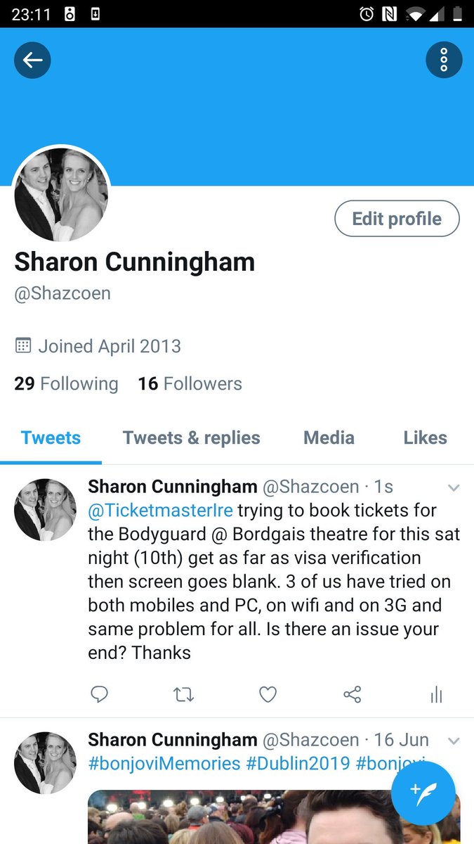 Shazcoen's tweet photo. @TMIrelandHelp Tweet I sent last night https://t.co/eh43d7IjA1