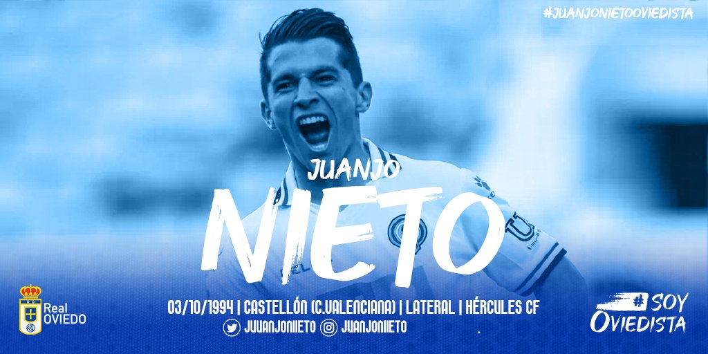 Juanjo NIeto, nuevo jugador del Real Oviedo (Foto: ROV).