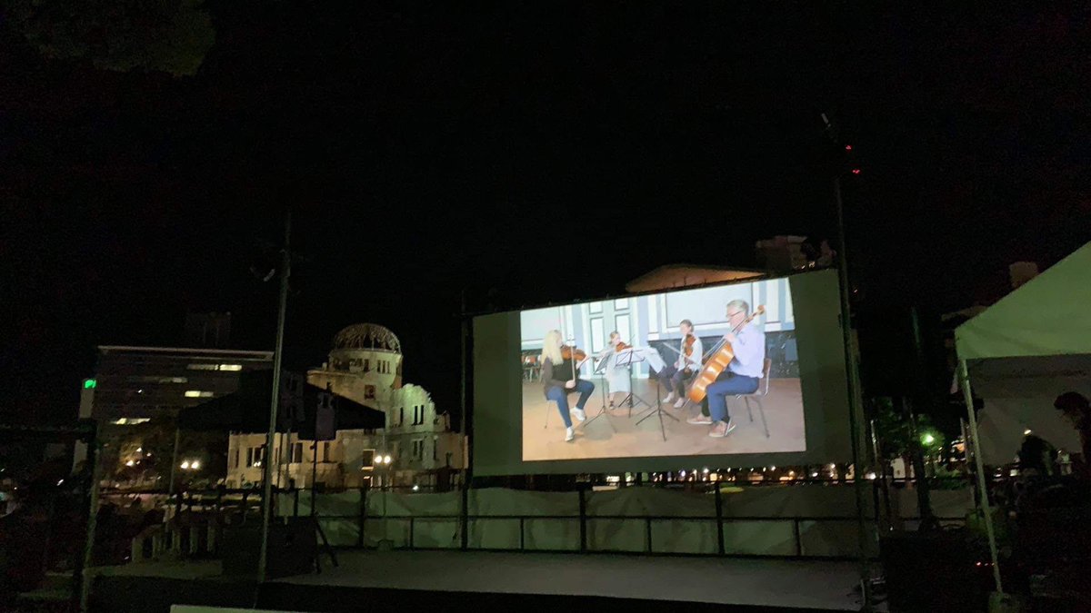 Playing for Peace, Hiroshima Peace Memorial 2019 #siggistringquartet