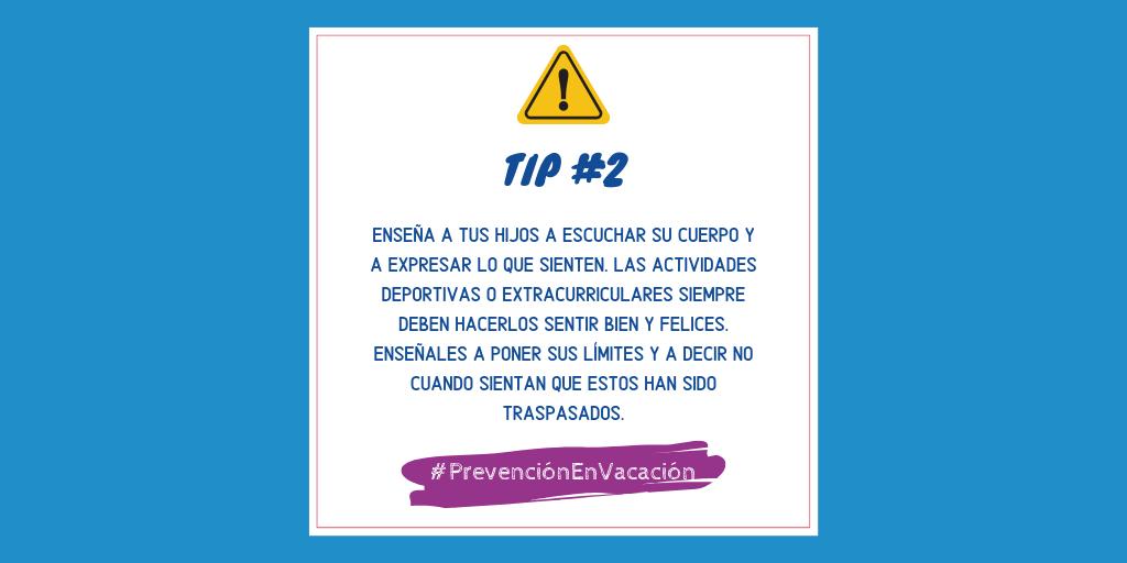 AzuladoEcuador's tweet photo. #TIP Enseñar a tus hijos a decir NO cuando algo no les gusta es clave, ya que significa que ellos serán capaces de poner límites y cuidar su cuerpo y autoestima en todo momento. 

#TipsdeCrianza #FelizMartes #Prevención #Niños #Vacaciones #PrevenciónEnVacación https://t.co/GEBz2AHHXu
