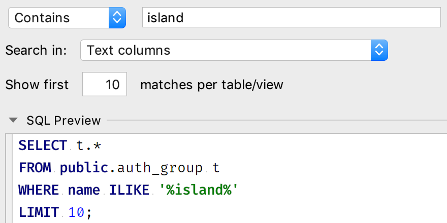 pycharm's tweet photo. Pinpoint data occurrences in your data sources at ease. Use PyCharm Professional Edition's @DataGrip bundle to run a full-text search on all your data sources to find data even if you don’t know where it might be located #NewInPyCharm https://t.co/7GHFnWJU22