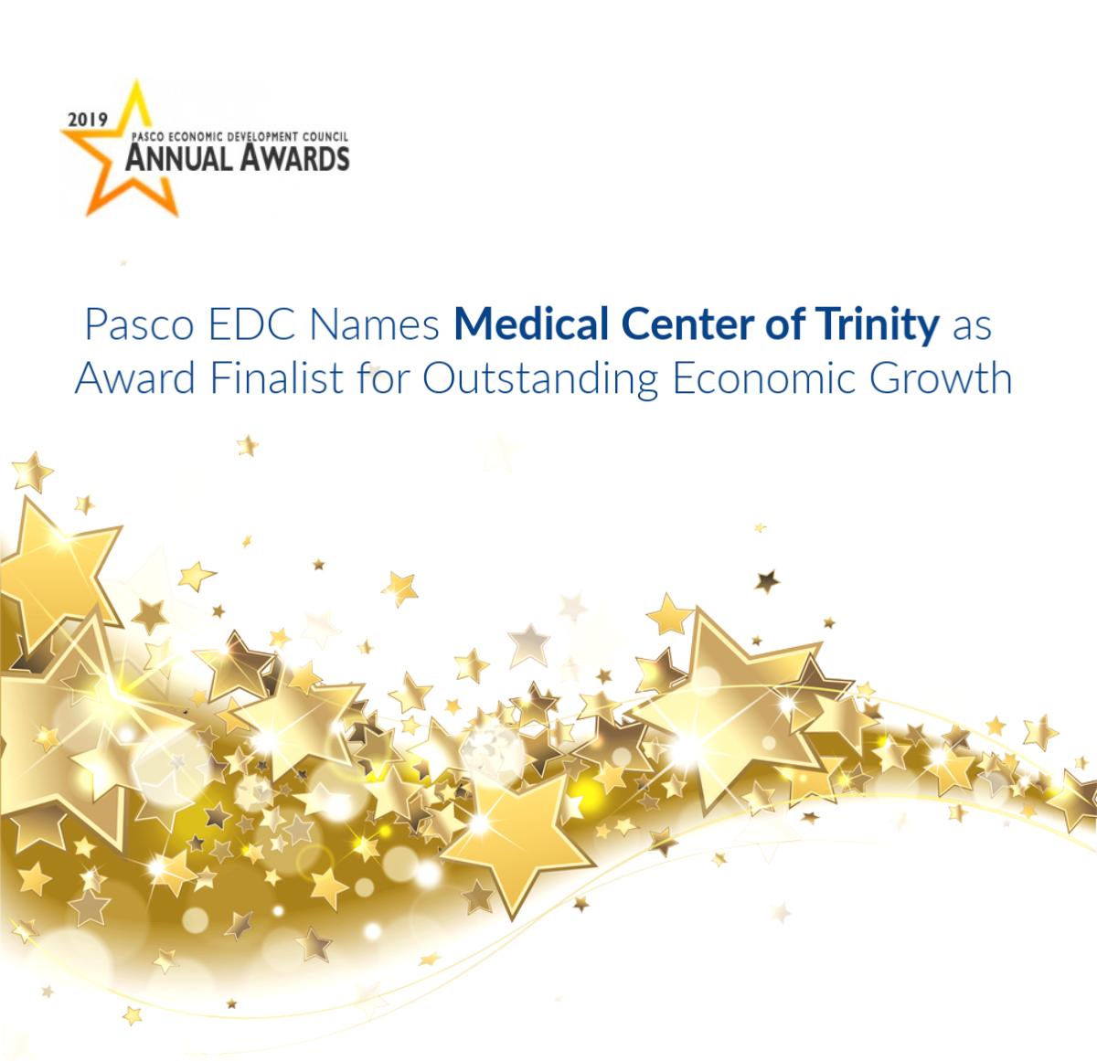 MedCtrOfTrinity's tweet image. We are proud to be one of 14 award finalists nominated by @pascoedc for our outstanding economic growth in #PascoCounty. Congratulations to all of the nominees for continuing to contribute to the economic growth and development of #Pasco County. #TrinityFL