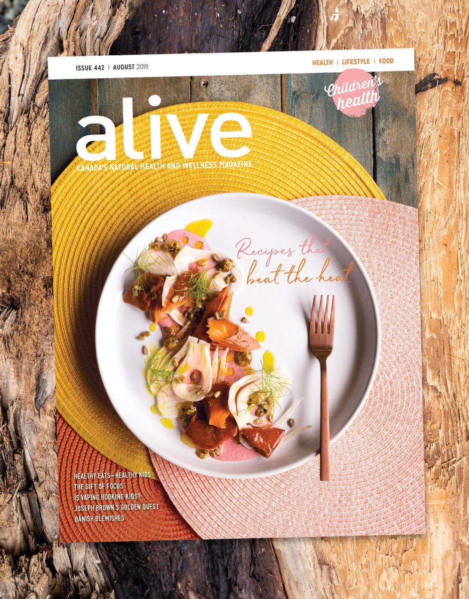 Very proud to be featured in <a href="/aliveHealth/">alive Canada</a> magazine's August 19' edition. You should definetely go pick yourself up a copy, but if you can hardly wait to read my article, I've provided the link here: alive.com/health/healthy…