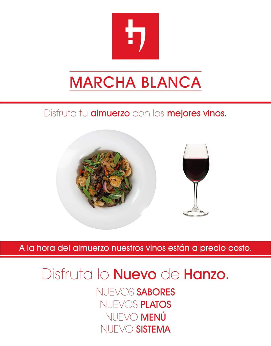HanzoEcuador's tweet photo. Disfruta tu almuerzo con los sabores únicos que Hanzo tiene preparado para ti.
A la hora del almuerzo nuestros vinos están a precio costo!!! 
Mejoramos constantemente.
https://t.co/LCEXvdFtVt 
#resrva #quito #cousine #penthousequito #marchablanca #nuevomenú #menú #almuerzo #lunch https://t.co/PSQXmvTuKn