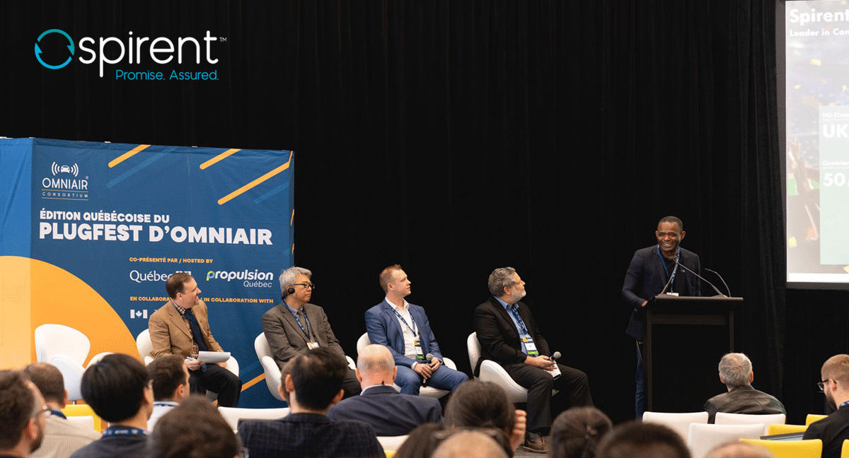 Spirent's tweet photo. Learn about #V2X, #WAVEDSRC and #CV2X #conformancetesting and how @Spirent product solutions have succeeded @OmniAirCon #QuebecPlugfest on interoperability testing.
https://t.co/aJzcwJW4j5 https://t.co/c9QyRBKTl4