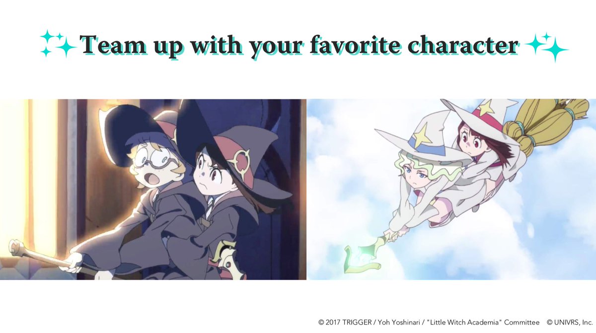 LWA_VR's tweet image. ✨Introduction of “LWA VR” Vol.01✨
Visit #Kickstarter page for the introduction of “Little Witch Academia -VR Broom Racing-“ with some images we’ve shown during the events, such as #AX2019!

Kickstarter: bit.ly/2ZDQxlB

#LWAVR #LWA_jp #LWA #PlayStationVR #Oculus #PSVR