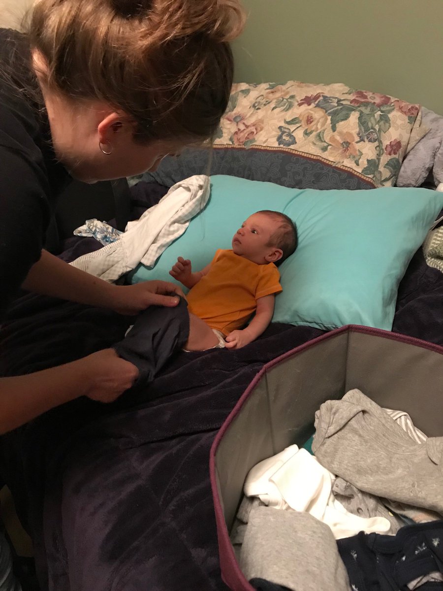 ellirella's tweet photo. Luki’s face like: “what is this thing pants?” #firstpants https://t.co/Lo6PfjjpmY