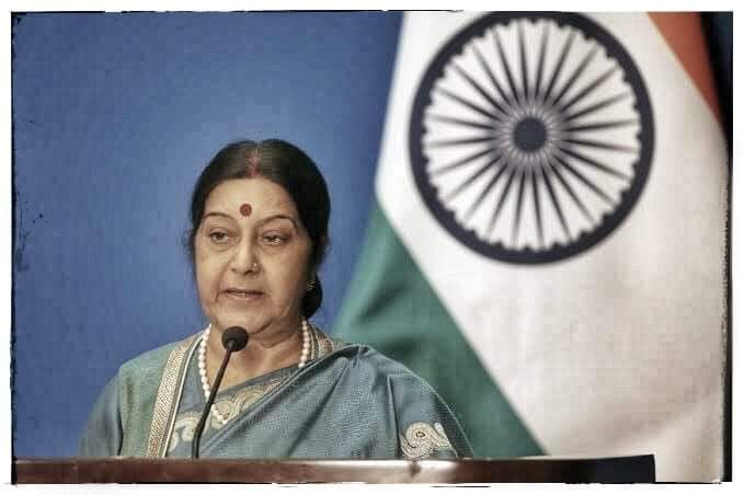 nautyjay's tweet photo. One of the most loved and respected leaders in recent times. Your outstanding service to the people of India and your leadership will be dearly missed. #RIP #SushmaSwaraj ji 🙏🏼 https://t.co/RieY769yuk