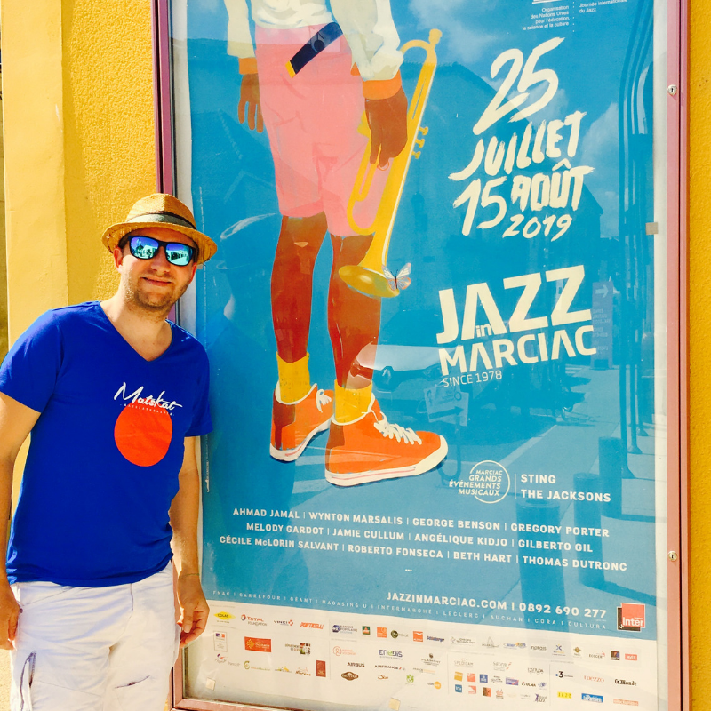 #MatsKat vous recommande la Marciacthérapie… 😜
<a href="/marcberth/">Marc Berthoumieux</a>, <a href="/Sting/">Sting</a> , <a href="/GregoryPorter/">Gregory Porter</a>, le parrain du festival, <a href="/wyntonmarsalis/">Wynton Marsalis</a> et la formidable Veronica Swift, <a href="/GBguitar/">George Benson</a>, le trio rosenberg, <a href="/ThomasDutronc/">Thomas Dutronc</a>, le génial <a href="/jamiecullum/">Jamie Cullum</a> et l'exceptionnelle <a href="/melodygardot/">Melody Gardot</a>…