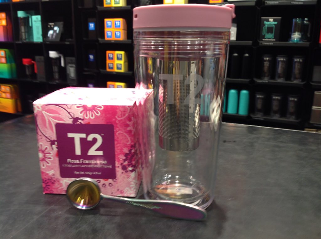 Romance yourself with Rose, get our new feature tea "Rosa Framboesa" bundled with the explorer flask and scoop for only $78 #tealovers  #romance #beauty #rosetea #t2tea