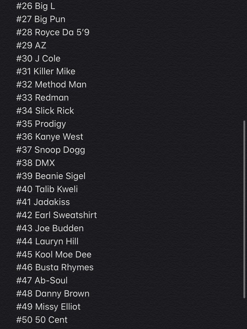 hip hop top 50