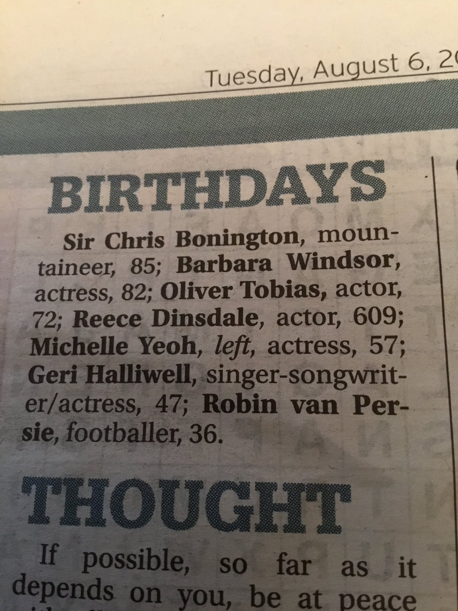 A very happy birthday to Reece Dinsdale I d love to know what his secret is 