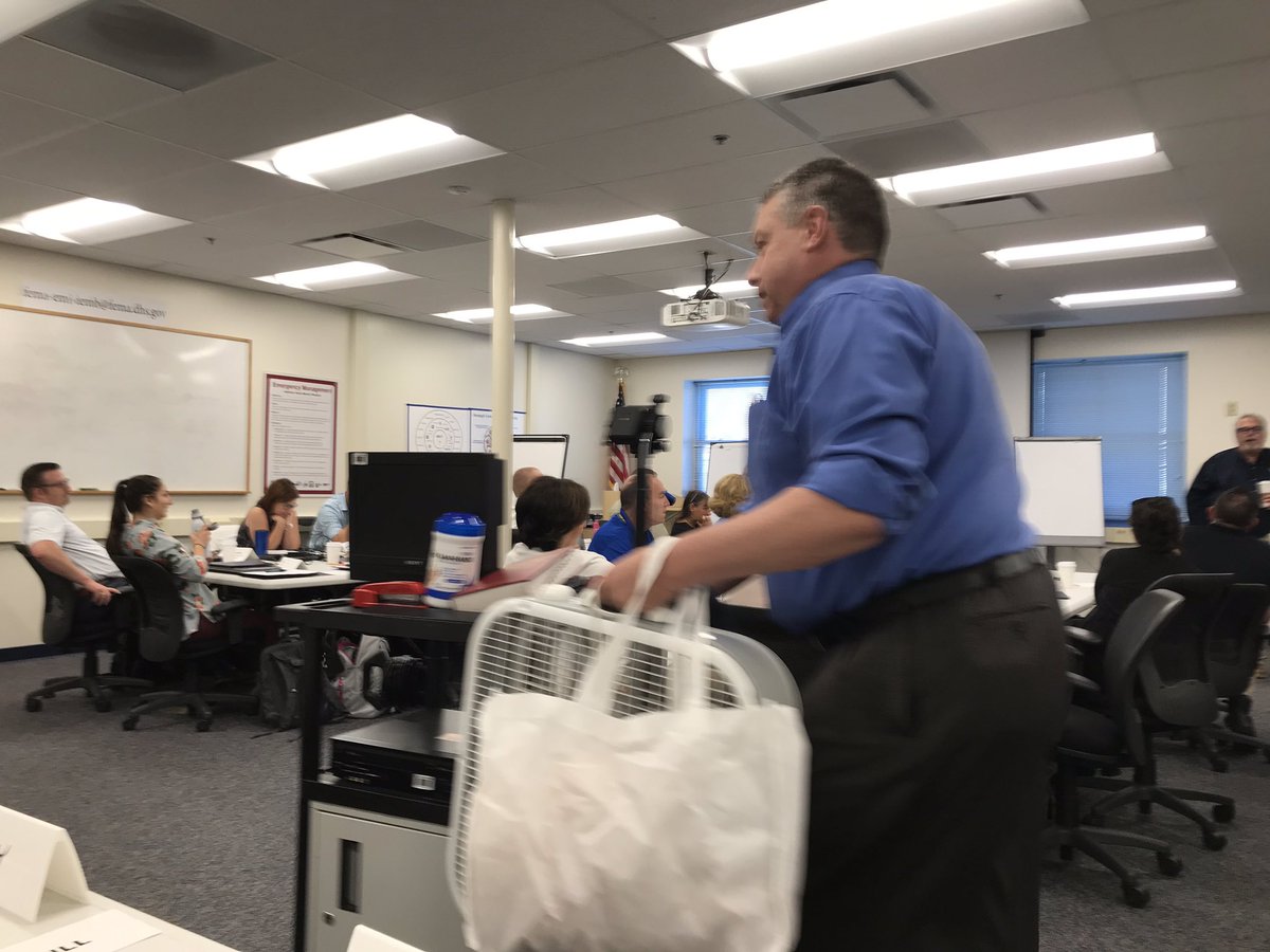 PIOMarkBrady's tweet image. Day 2 complete of @FEMA_EMI E0388 #AdvancedPIO in Emmitsburg Maryland. The day included some characters that previous class participants will recognize - majority of class of 36 having dinner together at dining hall. JIC’s start on Wednesday