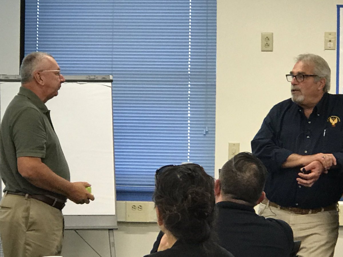 PIOMarkBrady's tweet image. Day 2 complete of @FEMA_EMI E0388 #AdvancedPIO in Emmitsburg Maryland. The day included some characters that previous class participants will recognize - majority of class of 36 having dinner together at dining hall. JIC’s start on Wednesday