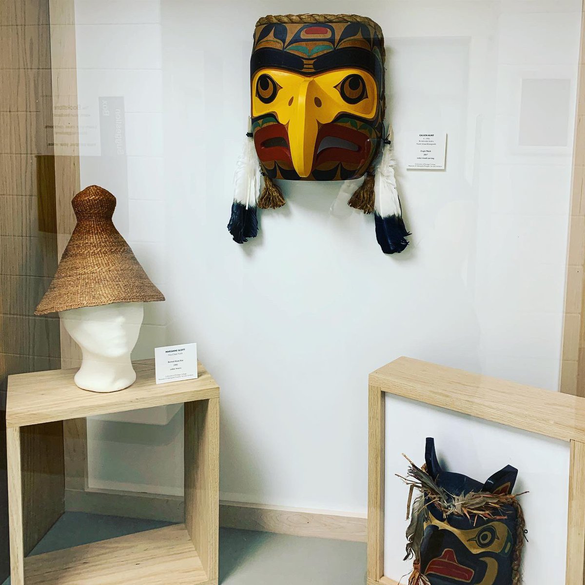 PC_MOAPAA's tweet photo. Almost finished the expanded #NorthwestCoastArt exhibit Time to #meetyourmuseum and see works by #BillReid, #RobertDavidson, #EarlMuldon, #DouglasCranmer, #TonyHunt #CalvinHunt #AndyEverson #SusanPoint and more!
#Haida #kwakwakawakw #gitxsan #CoastSalish #Tlingit #travelalberta https://t.co/n4GkvrDnoR