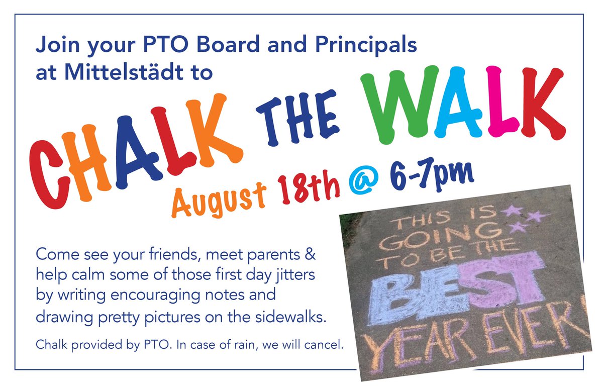 We would love to see anyone who can come for a fun way to welcome in a new school year!
