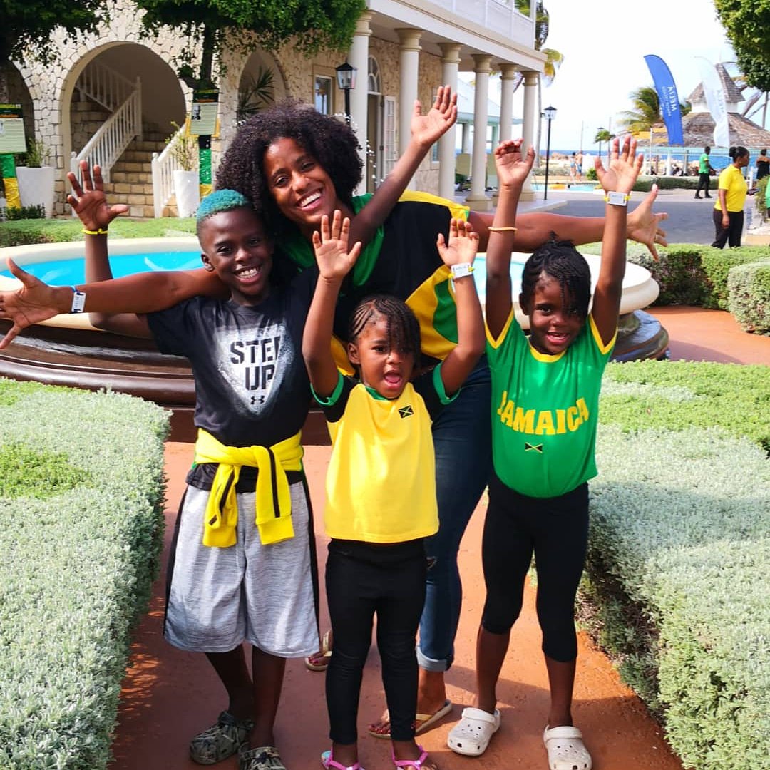 imani_dp's tweet photo. Happy Independence Day Jamaica π―π²! Lots of love, joy and passion for you our beautiful country from Imani and the Pricelets! #AidyPaidy #MarleyBoo #SelahBoo #Jamaica #Patriotic #YesICrywithOurNationalAnthem #SoMuchPromise #Possibilities https://t.co/BBPRWfqptg