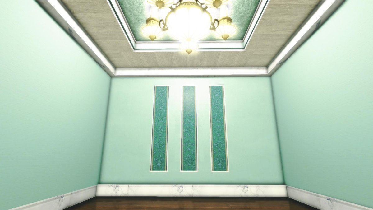 Hgxiv The Ffxiv Housing Podcast Pattern Your Walls But Not Overmuch A Little Peek Adds A Gorgeous Slash Of Detail Such That You Have No Need To Hang Wall