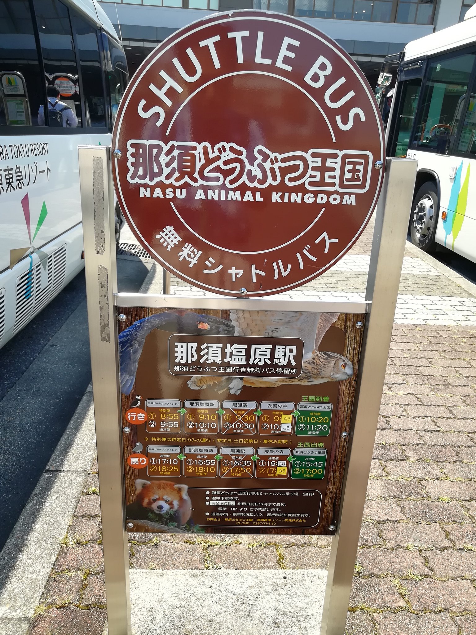 Nakayama にゃんこのバス 那須どうぶつ王国 シャトルバス T Co Goovo8gmr8 Twitter