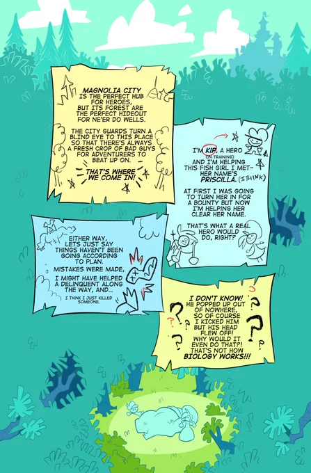Alright, here we go! #HoppingGills #webcomic 