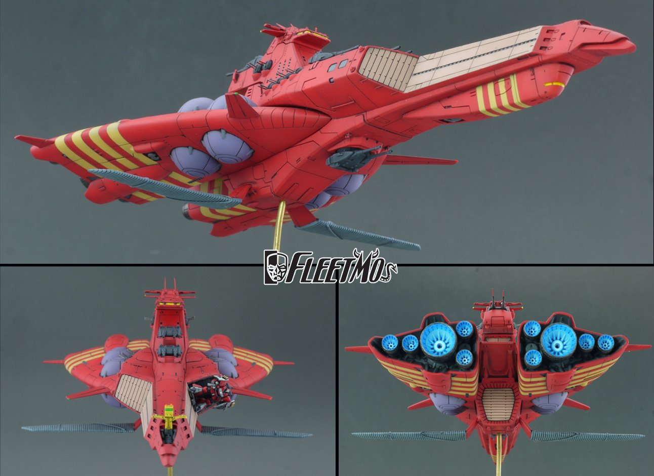 C3 on FLEETMO ネオ・ジオン軍 宇宙巡洋艦 ムサカ級 0096Ver. C3 on FLEETMO ネオ・ジオン軍 宇宙巡洋艦 ムサカ級 0096Ver.