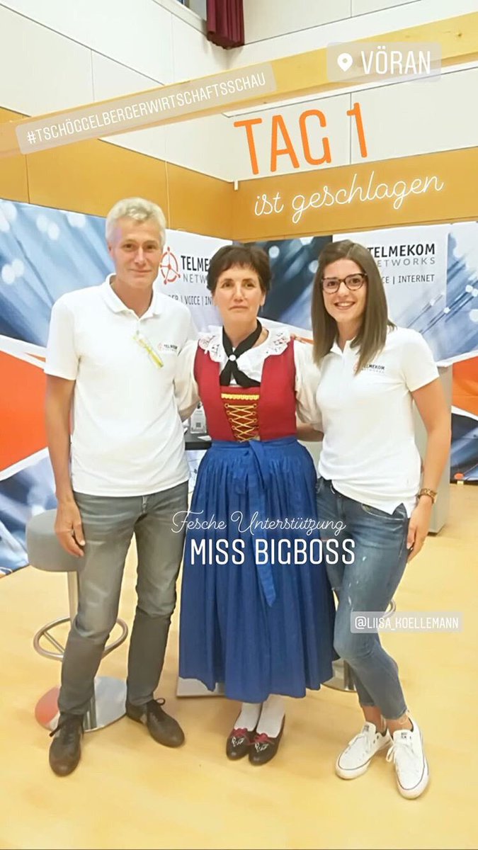 #tschöggelbergerwirtschaftsschau #telmekom war dabei 🎉🎊 #glasfaser #internet #südtirol #teamtelmekom