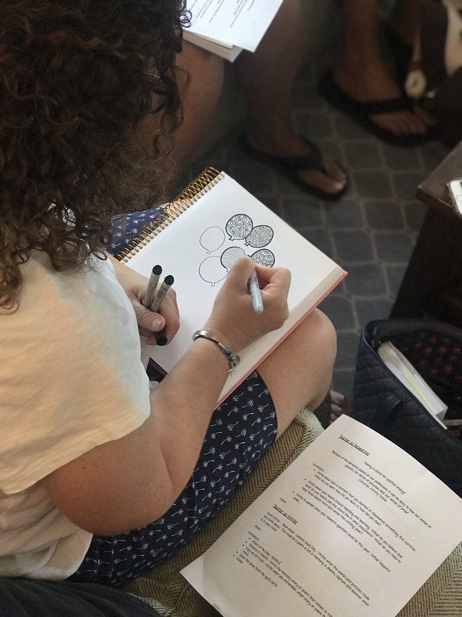 dawnsherriff2's tweet image. My most mindful colleague and friend taking the time to see and appreciate through zentangle art. #habitsofawriter #seshasjoy