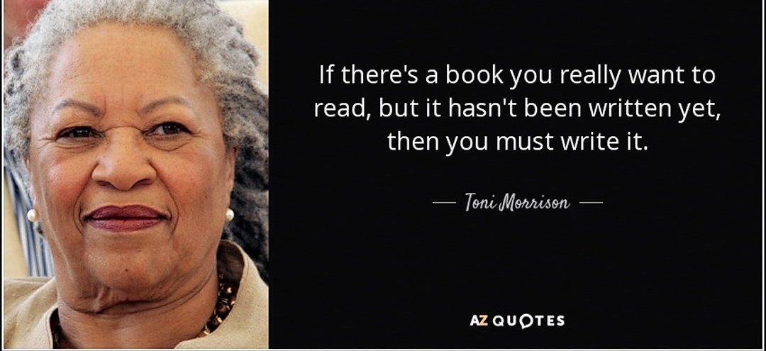 SharnadeMc's tweet photo. Thank you Toni Morrison for the unique way you told black peoples stories through a lense that gave depth to the multifaceted characters that unpacked painful issues. In your stories we were more than just slaves, but we were amazing people deeply affected by our painful history https://t.co/P77vHKhU0r