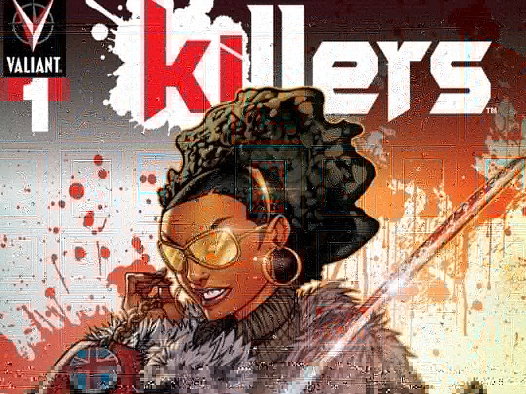 Editor extraordinaire @illmasterone of @a_wave_blue_world stopped by the gallery 2 check out our newest exclusive cover from <a href="/ValiantComics/">Valiant Entertainment</a> #Killers #1 by superstar artist @jonboy007007  &amp; written by @bclaymoore &amp; interiors, illustrated masterfully by @fernandodagninoguerra