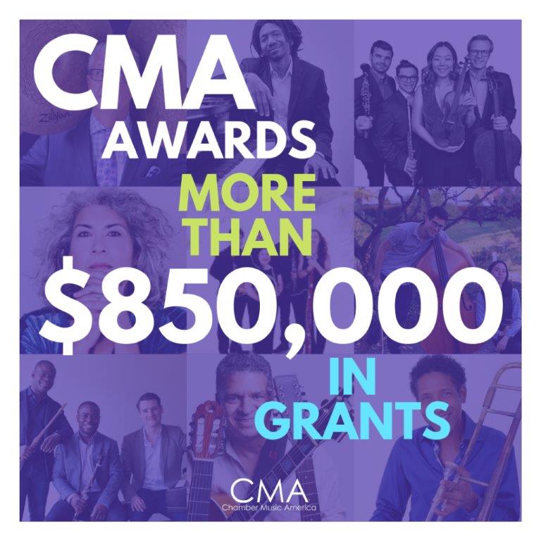 CMA_Tweets's tweet photo. Today, CMA announced its 2019 grantees. Over $850,000 has been awarded through four CMA grant programs: New Jazz Works, Classical Commissioning Program, Presenter Consortium for Jazz, and Residency Partnership Program. See the full list here: https://t.co/bf6EHY7sa3 https://t.co/mKYbV23AJw