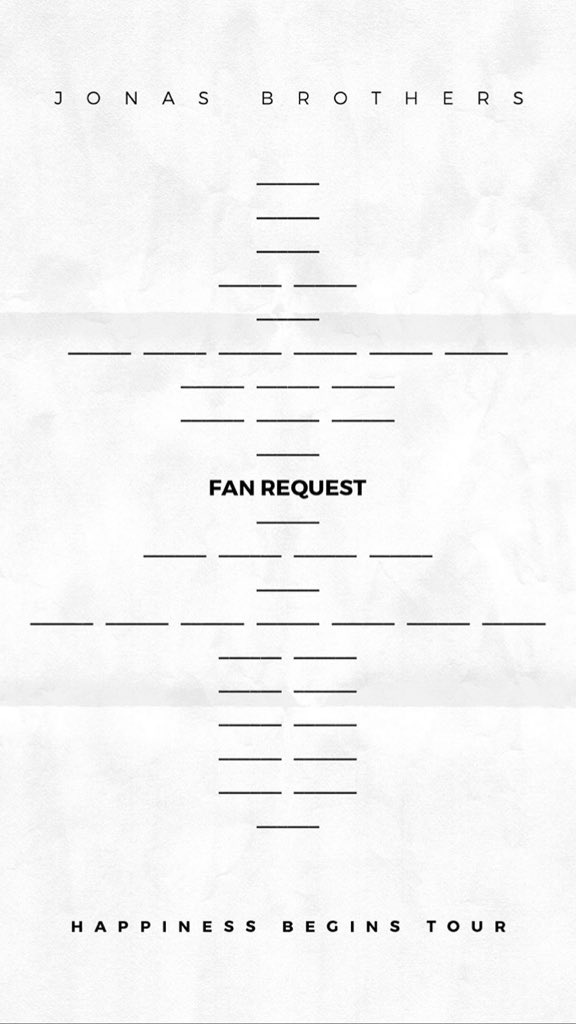 itsvalerielynn's tweet photo. Me trying to figure out the set list @jonasbrothers https://t.co/7xRFDAjLoK