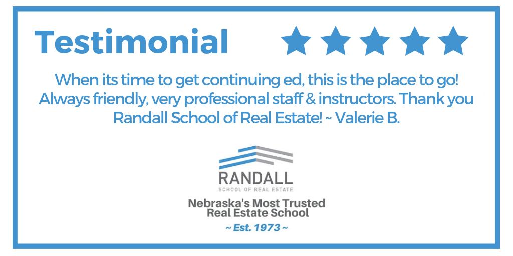 Thank you Valerie for this 5-star review of Randall School!