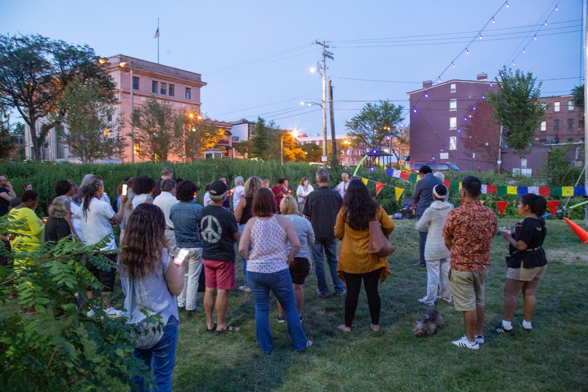 Following the tragedies this past weekend in El Paso and Dayton, members of our community organized a vigil in honor of the victims. It's time to break out of the cycle of "Thought and Prayers" and pass National laws for common sense gun safety. It's time for action.
