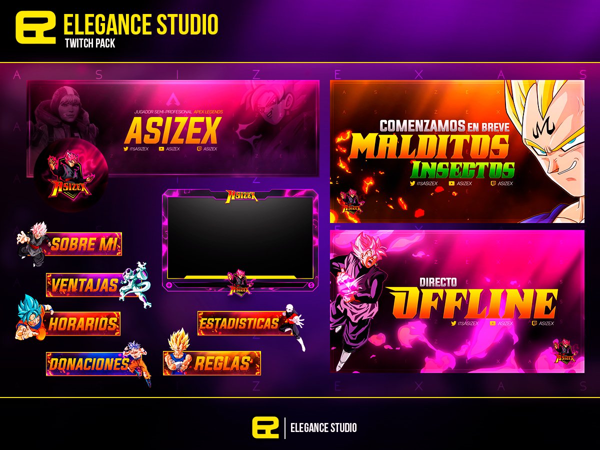 EleganceeStudio's tweet photo. #Presentacion #logo #twichpack #emotes #emblemas
Después de un duro trabajo en el mes de julio podemos mostrar el trabajo que lucirá en su canal @itsAsizex , ha sido un placer conocerle y poder trabajar para el, muchas gracias por todo!!!
Cualquier pedido MD o WhatsApp 24/7 https://t.co/JJSHetcOIr