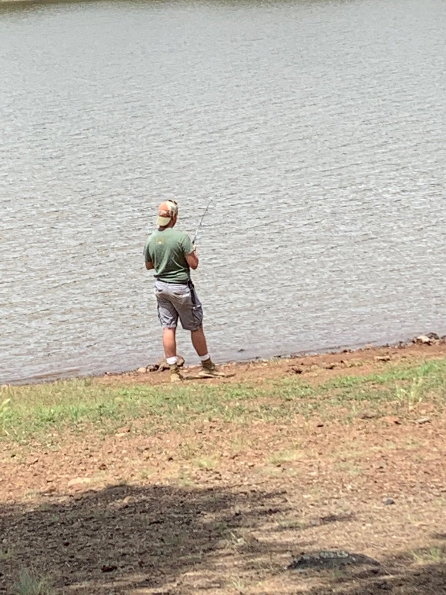 Never a bad time to fish with my buddy.