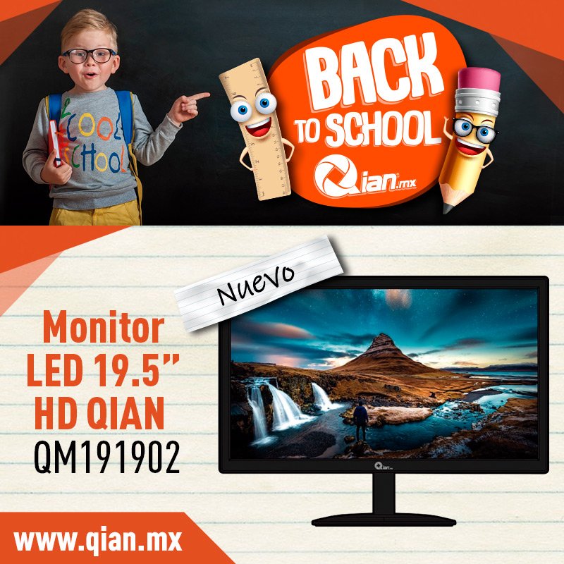 qian_mx's tweet image. Encuentra en Qian el #MonitorLED 19.5″ HD, con una resolución de 1600*900 y una excelente calidad de imagen.

Conoce más aquí 👉cort.as/-M8L3