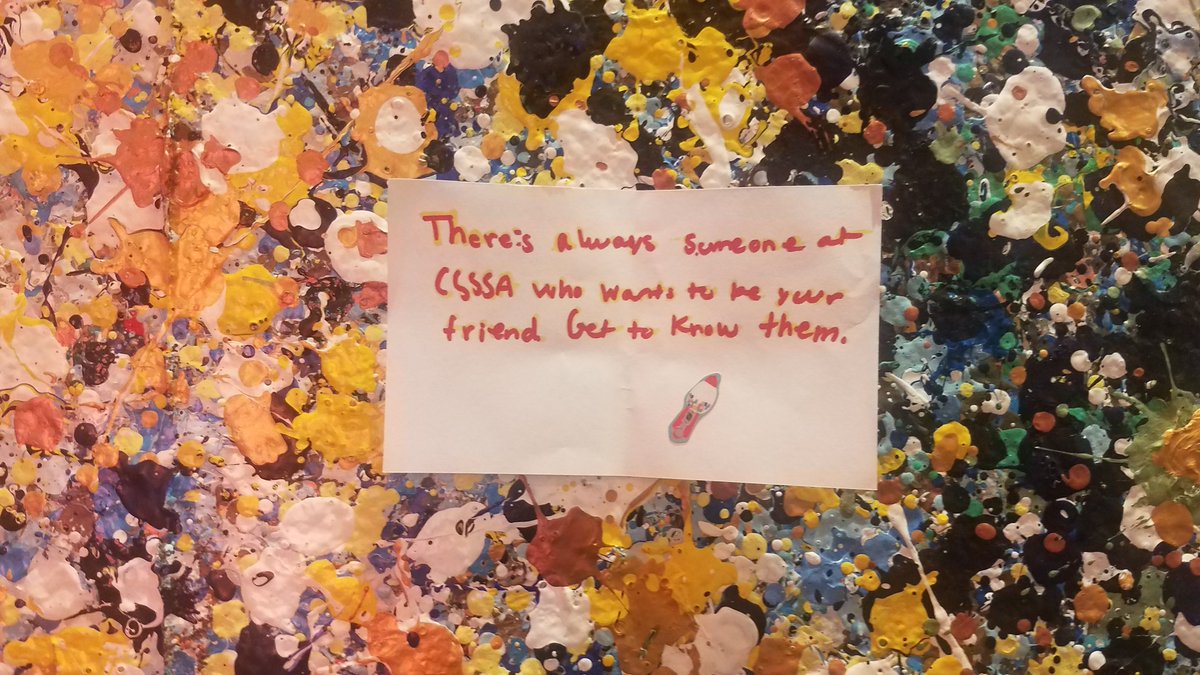 RealCSSSA's tweet photo. Today's alumni advice: "There is always someone at CSSSA who wants to be your friend. Get to know them." ๐โจ๐ There is still plenty of time to make new friends during #CSSSA2019!
#csssa #csssaalumni #csssagrad https://t.co/Ri9plEpdoF