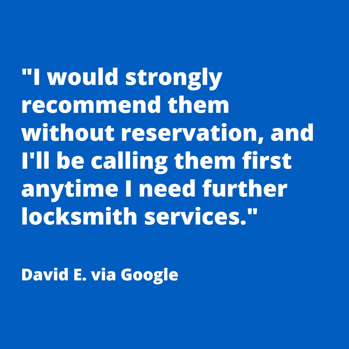 Locksmith7777's tweet image. We'll be ready for your call, David!