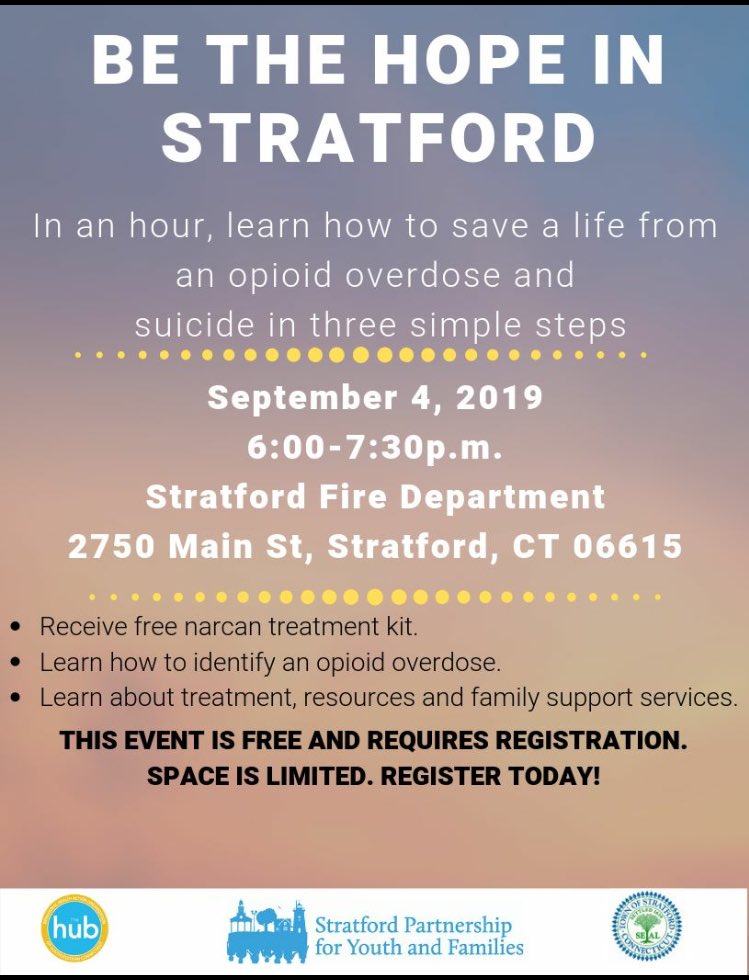 Join us on September 4, 2019 to learn how to save lives! You don't want to miss this important training. Register today! Space is limited.              eventbrite.com/e/be-the-hope-…