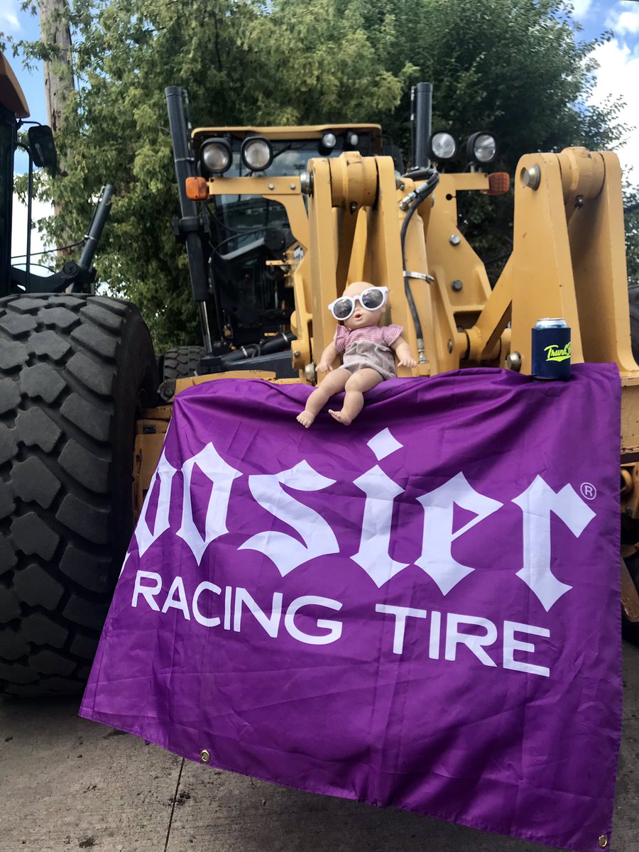 GIVEAWAY TIME! Was listening to <a href="/RossWece/">Ross Wece</a> on #OpenRed talk to my buddies <a href="/kvilltrackprep/">Knoxville Track Prep</a> today. Im giving away a <a href="/HoosierTire/">Hoosier Racing Tire</a> banner. So if your <a href="/knoxvilleraces/">Knoxville Raceway</a> come find the banner on the front of the maintainer and it’s yours. <a href="/KnoxvilleMoths/">Knoxville Moths</a> #noteligible