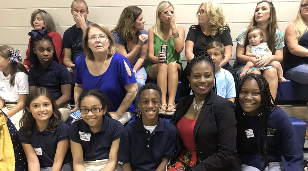 KP_DawesAP's tweet photo. 1st Day of School....(2019-2020)!! The faculty, staff &amp; students at Dawes Intermediate are READY to have an outstanding school year! @empowermcpss https://t.co/x3Z5o3OIIi
