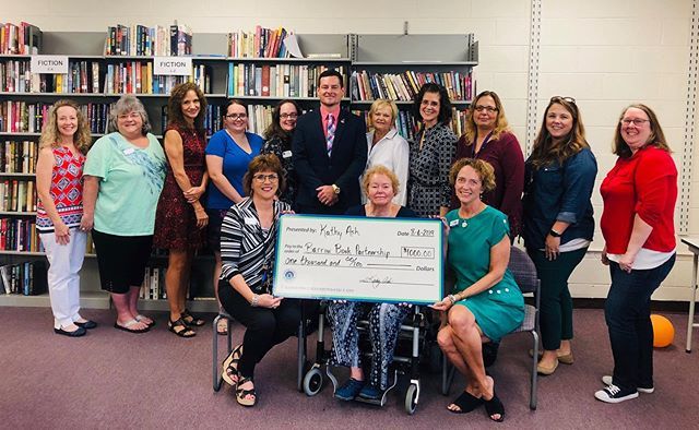 bb_partnership's tweet photo. This very generous and thoughtful donation is in memory of Jacquelyn Talbott, Kathy Ash’s mother, who was a lifetime advocate for children and the importance of reading. This gift will help sponsor BCSS Pre-K classroom Fieldtrips to Auburn, Statham and Winder public librarie… https://t.co/YWgktP7Skj
