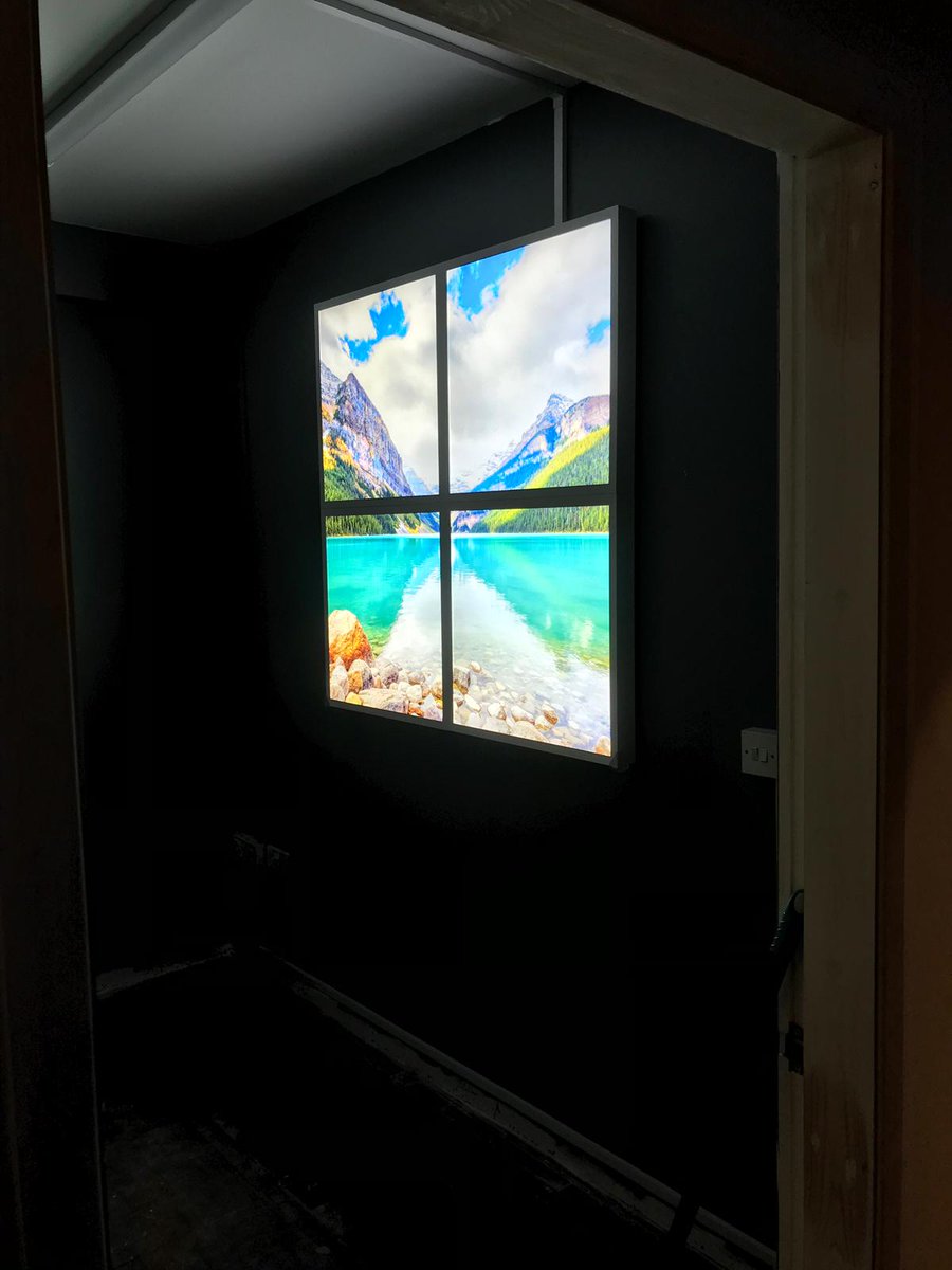 ElectricalPmd's tweet image. We had the pleasure of fitting a visualite screen @HelloVisualite in a calm room at @roughwoodschool