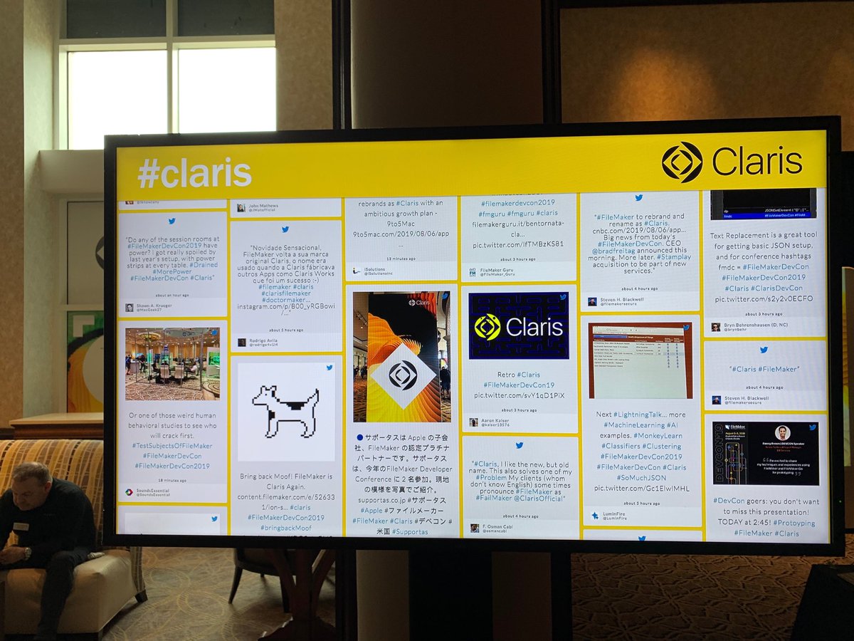 JLBmagic's tweet image. So meta #Claris #Filemakerdevcon2019