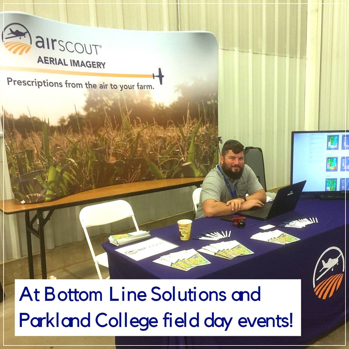 AirScout is at Bottom Line Solutions in Morton IL and Parkland College in Champaign presenting and showcasing our aerial imagery technology for farmers today! We hope to meet you if you are at either field day event! 

#airscout #thermalimagery #aerialimagery #agtech #agsolutions
