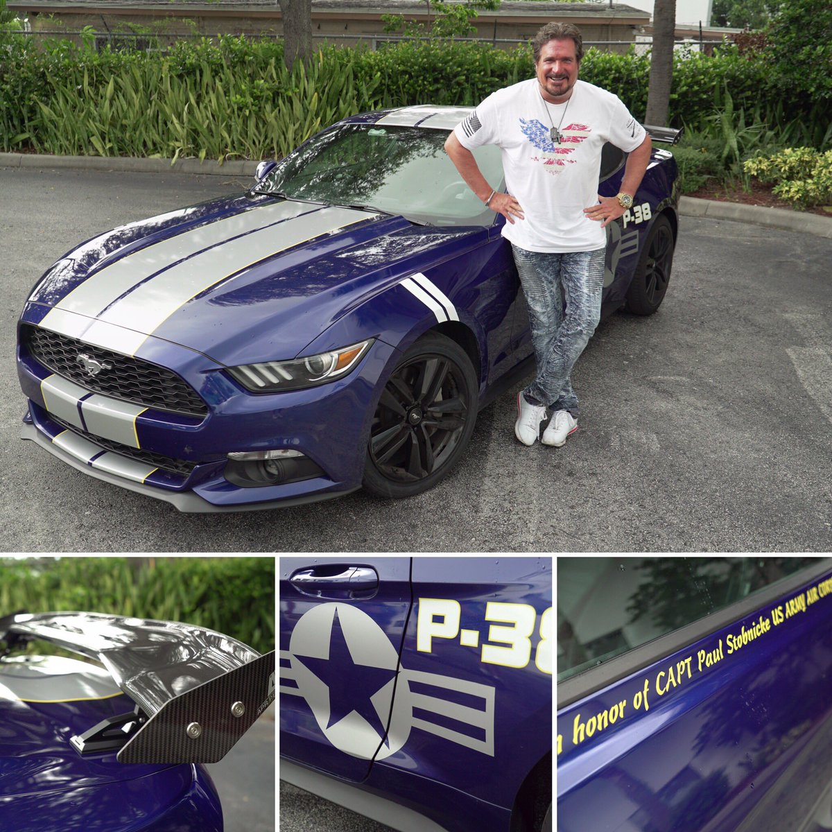 steedaautosport's tweet photo. Professional Artist, Musician, Actor
Michael Amante “The People’s Tenor” knows where to go for his custom Mustang upgrades!
https://t.co/k4Qckwuqen
https://t.co/Gv4HqrEmA6
#steeda #mustangperformance #mustanggt #nittotires #mustangwing #mustangnation #mustanglife https://t.co/C0ohzvrmtZ
