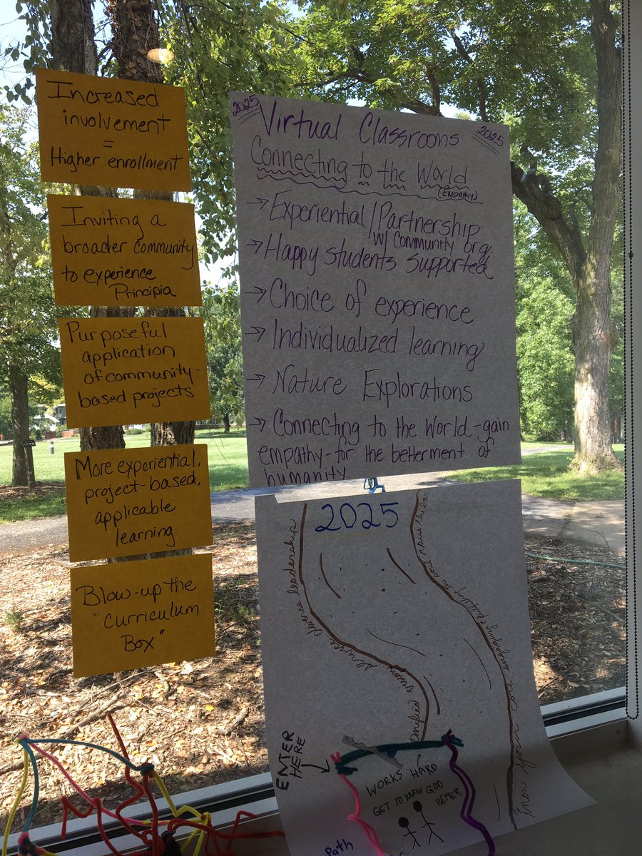 MelanieShedd's tweet image. Visions of a thriving school!  #prinprogress # PrinFutureReady @PrincipiaSchool