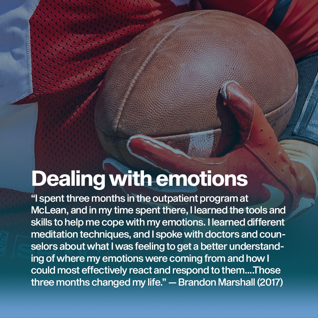 menslist_dir's tweet photo. NFL wide receiver Brandon Marshall and his wife founded Project 375 after he received his diagnosis of bipolar disorder. They work to end the stigma of mental health issues, by raising awareness and teaching the public.
For more info on Project 375, visit https://t.co/z3sf9vi2k4 https://t.co/zyLZxTvMDu