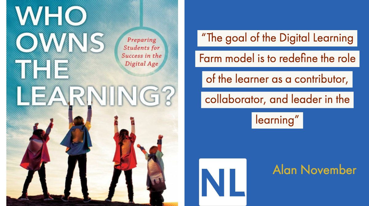 November Learning (@nlearning) on Twitter photo Alan November: “The goal of the Digital Learning Farm model is to redefine the role of the learner as a contributor, collaborator, and leader in the learning” by <a href="/globalearner/">Globalearner</a> #digitallearningfarm bit.ly/2QC42BU Alan November: “The goal of the Digital Learning Farm model is to redefine the role of the learner as a contributor, collaborator, and leader in the learning” by <a href="/globalearner/">Globalearner</a> #digitallearningfarm bit.ly/2QC42BU